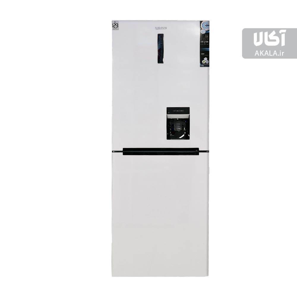 یخچال-فریزر-نیکسان-فریزر-پایین-مدل-NC-7040-DN-نوفراست-کندانسور-مخفی-سفید